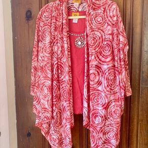 Ruby Rd. Coral Tank and Sweater